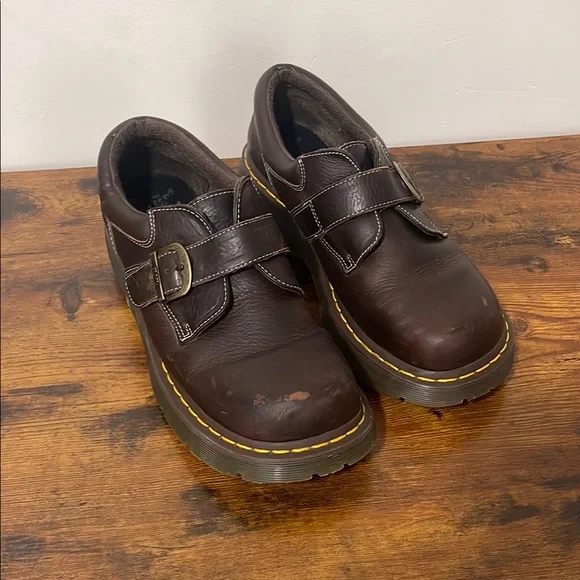 Dr. Martens | Shoes | Dr Martens Brown Leather Chunky  display picture 1